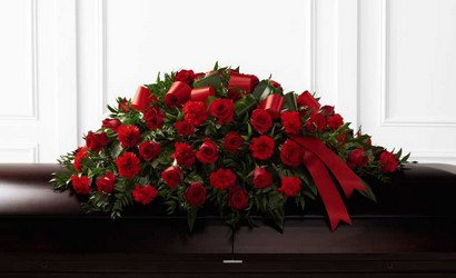The FTD Dearly Departed(tm) Casket Spray from Lagana Florist in Middletown, CT